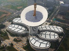 武汉航拍最有特色建筑-未来科技城
